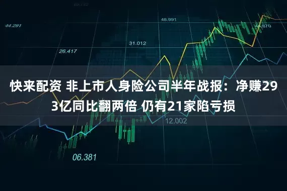 快来配资 非上市人身险公司半年战报：净赚293亿同比翻两倍 仍有21家陷亏损